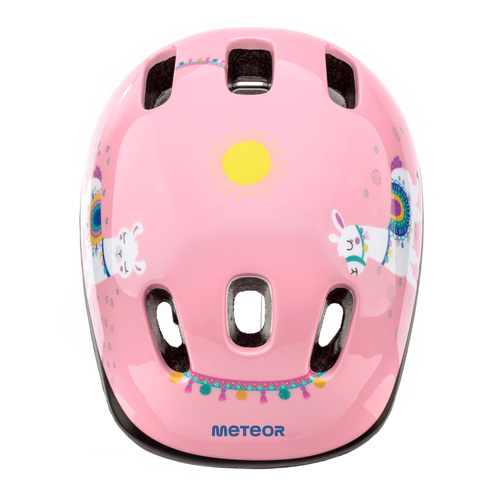 Kinderfahrradhelm Meteor KS06 S 48-52 cm Lhama