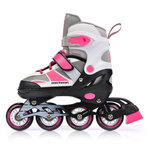 Meteor Rollerskates S 30-33 rosa/grau