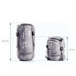 Schlafsack Meteor Indus R grau/schwarz