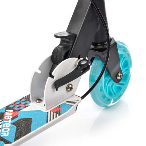 Scooter Meteor Dragon LED Wheels, Handbrake, Foldable
