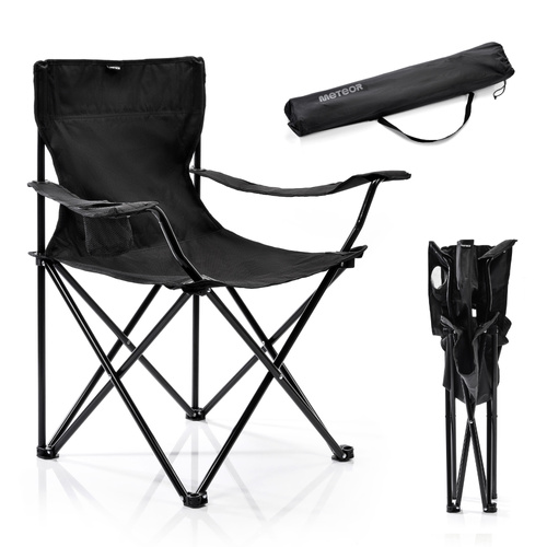 Meteor Quay folding chair black