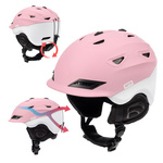 Skihelm Meteor Montara L 58-61 cm weiß/rosa