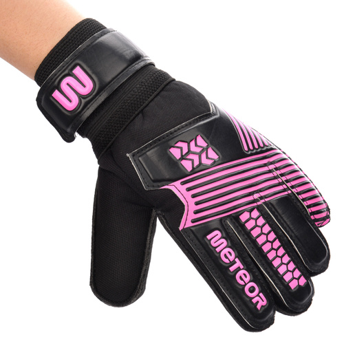 Meteor Catch goalkeeper gloves 4 black/pink