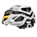 Fahrradhelm Meteor Gruver M 55-58 cm weiß/schwarz/orange