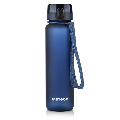 Sports water bottle Meteor 1000 ml navy blue