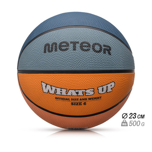 Basketball Meteor What's up 6 blau/orange