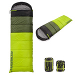 Meteor Schlafsack Bombay L Grün/Schwarz