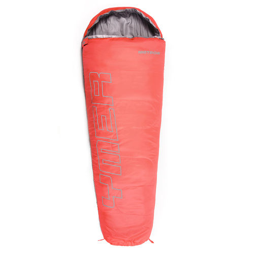 Schlafsack Meteor Ymer neon orange/grau