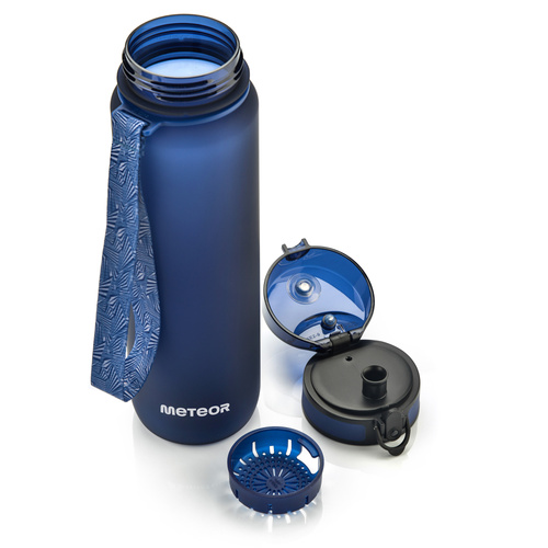 Sports water bottle Meteor 500 ml navy blue