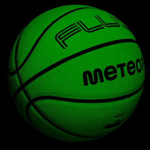 Basketball Meteor Fluo weiß/neon grün 7