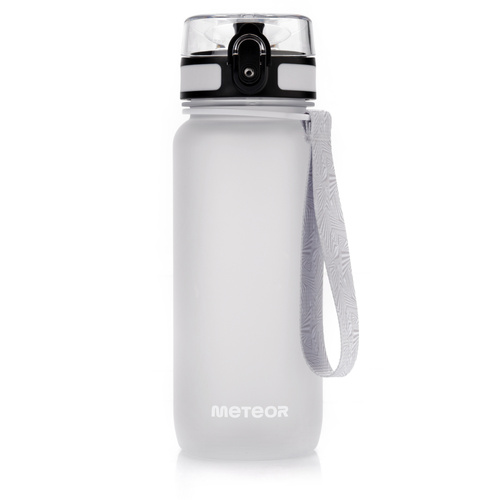 Sports water bottle Meteor 650 ml white