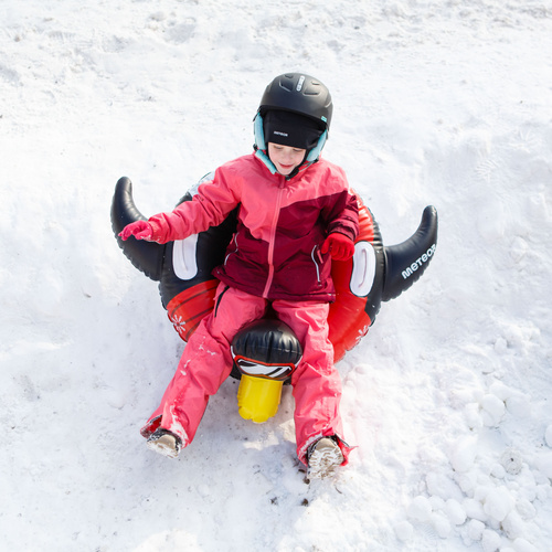 Aufblasbare Schneerutscher Meteor Penguin Schwarz/Rot