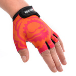 Meteor Kids S Big flower cycling gloves