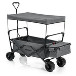 Wózek transportowy z daszkiem Meteor XR-100 szary