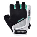 Bike gloves Meteor Gel GX37 XL white/mint