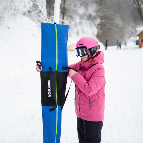 Ski-Set Meteor Croma blau