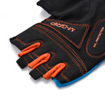 Bike gloves Meteor Gel GX36 XXL blue/orange