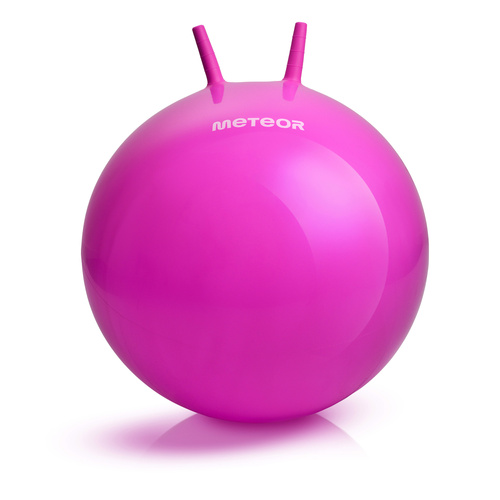 BOUNCY BALL METEOR 55 cm WITH HORN-SHAPED HANDLES