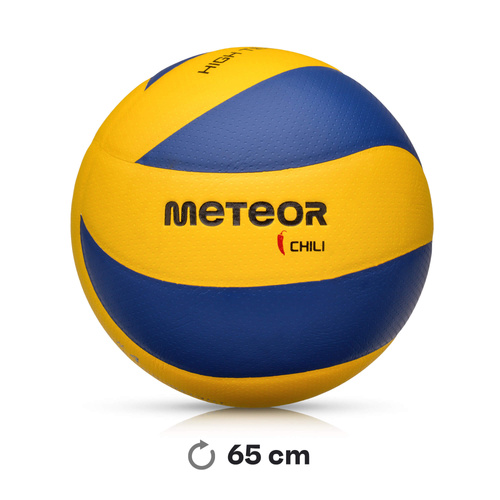 Volleyball Meteor Chili PU 5 gelb/blau