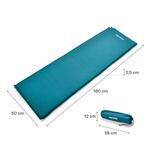 Selbstaufblasbare Matte Meteor 180×50×2,5 cm Meeresfarbe