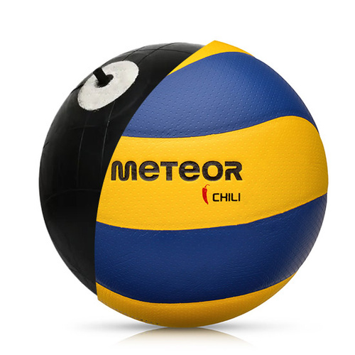 Volleyball Meteor Chili PU 5 gelb/blau