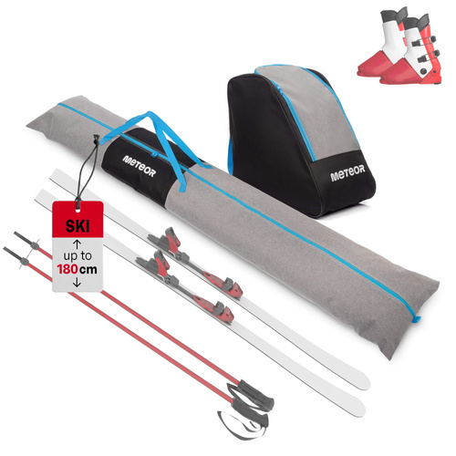 Ski set Meteor Croma grey/black