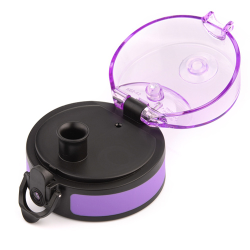 Bidon sportowy Meteor 1000 ml fioletowy/błękitny