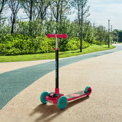 Hulajnoga trójkołowa Meteor Funny różowy