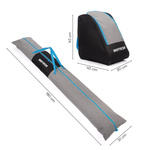Ski-Set Meteor Croma grau/schwarz
