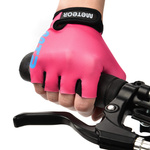 Fahrradhandschuhe Meteor Kids S One rosa