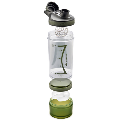 Shaker Meteor bottle 500 ml green