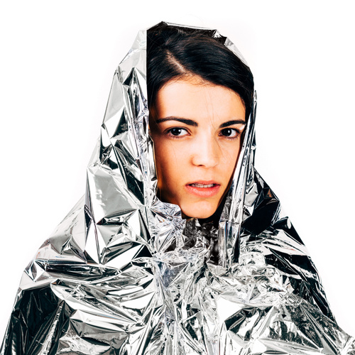 Thermal blanket Meteor silver