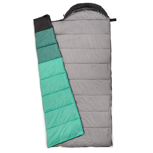 Meteor Schlafsack Bombay L Minze/Schwarz