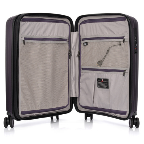 Walizka Kabinowa SwissBags Echo 55cm Fioletowa