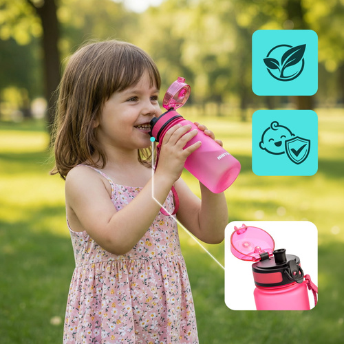 Sport-Bidon Meteor 350 ml rosa
