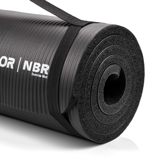 Gymnastikmatte Meteor NBR, 182 × 62 × 1,5 cm, Aufrollbar