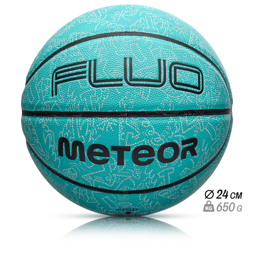 Basketball Meteor Fluo minze 7