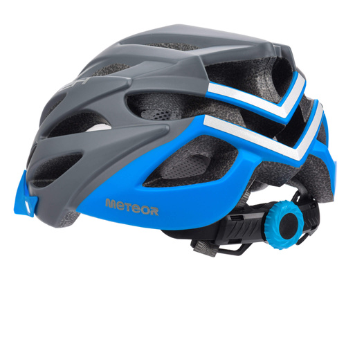 Fahrradhelm Meteor Marven M 55-58 cm grau/blau