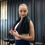 METEOR TOWEL L 80 x 130 cm schwarz