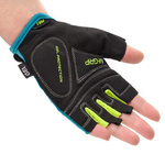 Rękawiczki rowerowe Meteor Gel GX39 S ciemny zielony-zielony