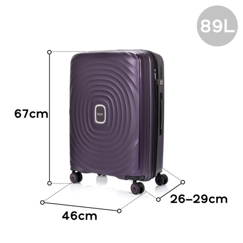 SwissBags Echo Medium case 67cm purple