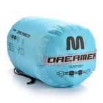 Schlafsack Meteor Dreamer R blau/grau