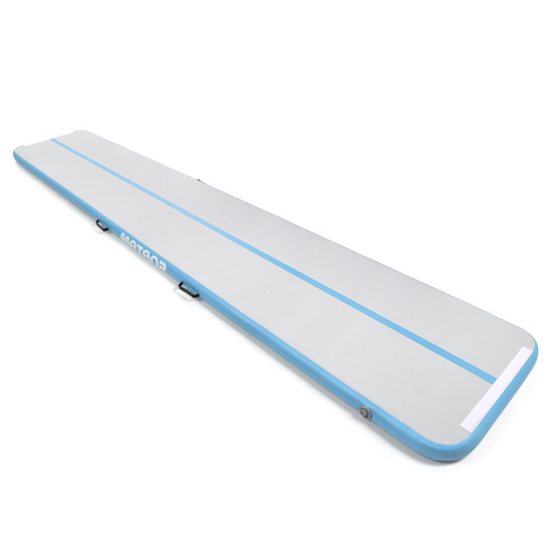Inflatable air track Meteor 500 cm light blue