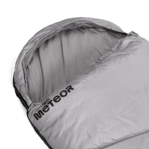 Meteor Schlafsack Safari L grau/schwarz