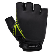 Bike gloves Meteor  MX12 S black/neon yellow