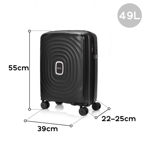 Swissbags Echo Kabinenkoffer 55 cm schwarz