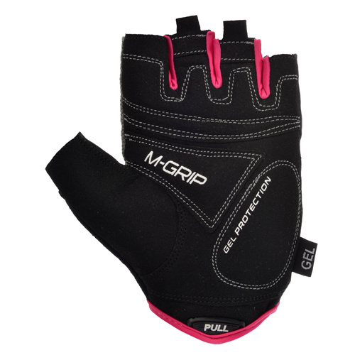 Bike gloves Meteor Gel GX34 XXS grey-pink