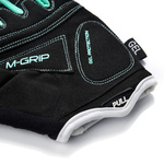 Bike gloves Meteor Gel GX37 S white/mint