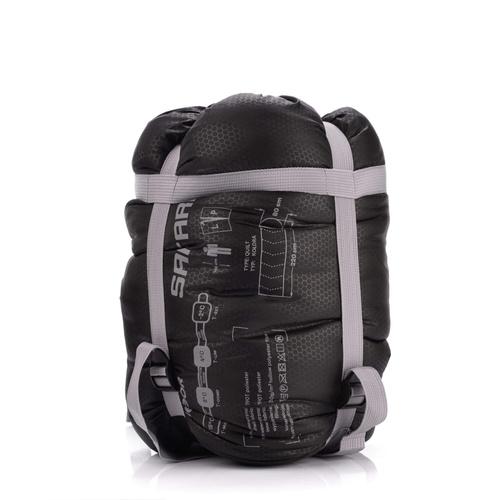 Sleeping bag Meteor Safari L grey/black