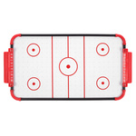 Airhockeytisch Meteor schwarz/rot